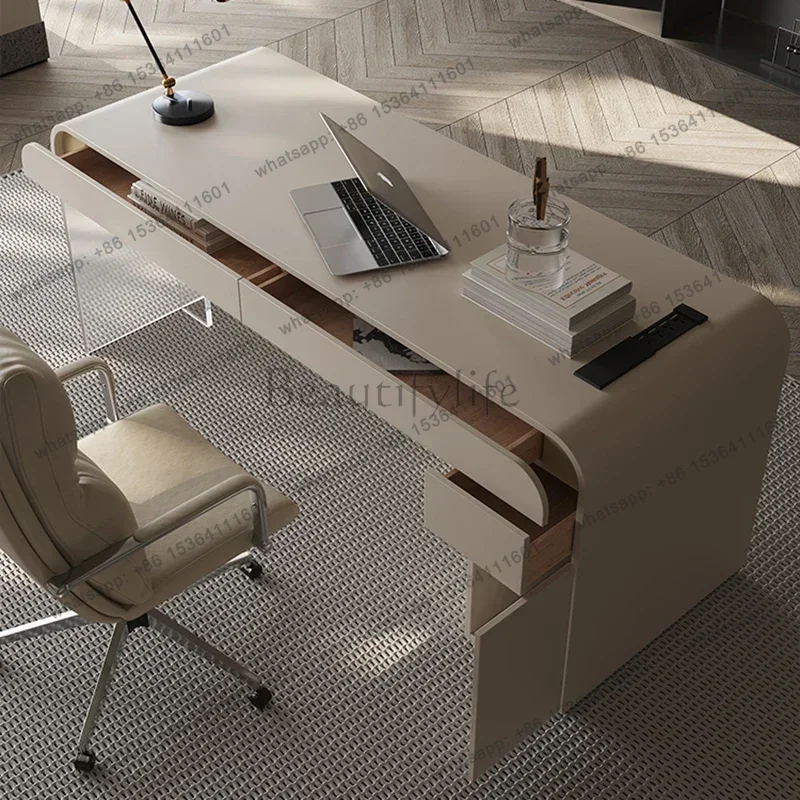 Desk Setup Corner - Минималистичный офисный стол LD для руководителя,