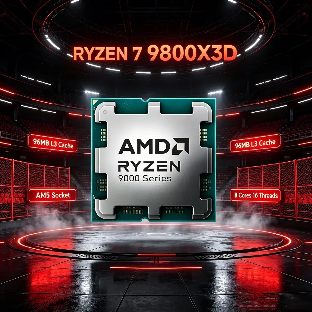 Amd Cpu Ryzen 7 - Процессор Ryzen 7 9800X3D AMD AM5