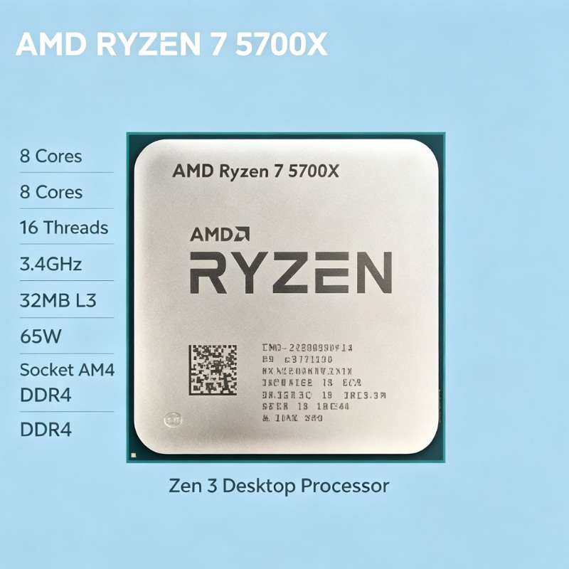 Amd Cpu Ryzen 7 - Процессор AMD Ryzen 7 5700X, 65