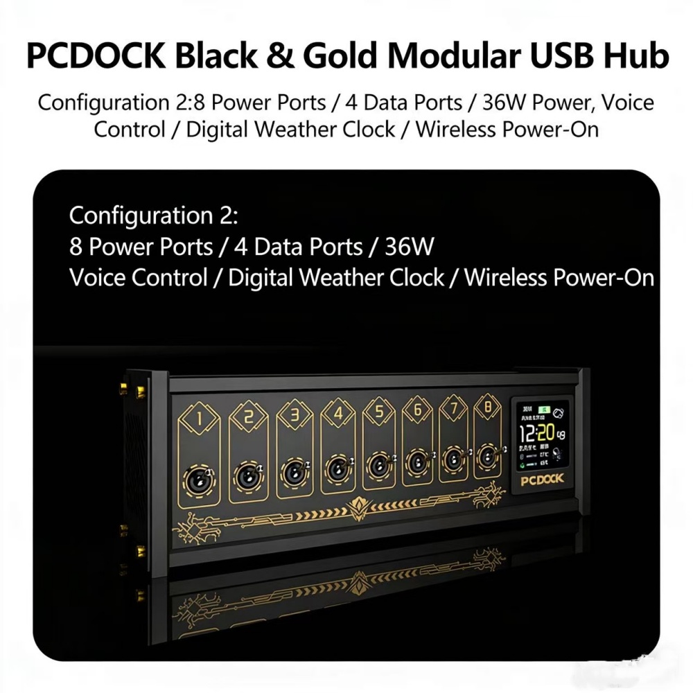 Desk Setup With Laptop - Блок-органайзер PCDOCK: USB-разветвитель с выключателем, беспроводная