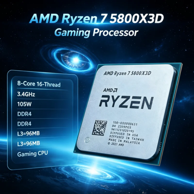 Amd Cpu Ryzen 7 - AMD R7 5800X3D 96 МБ 7нм
