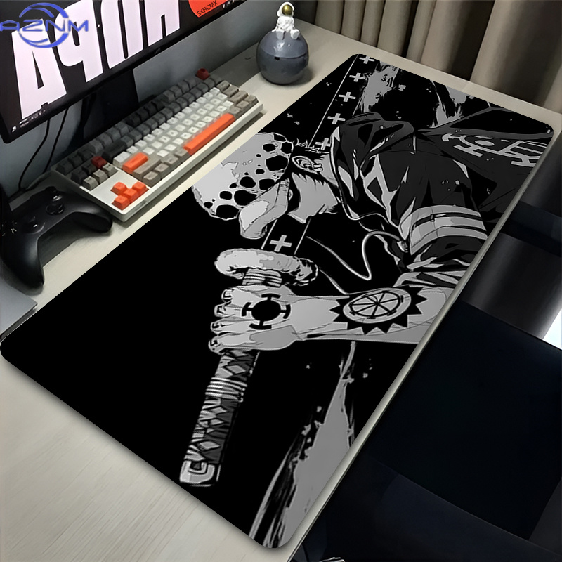 Desk Setup Black - Коврик для мыши Trafalgar Law, черный,