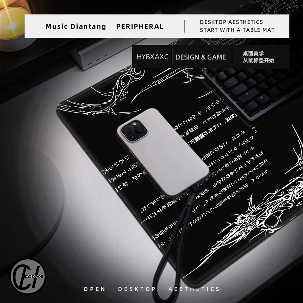 Черно-белый киберготический ко – обзор и цена Desk Setup Black