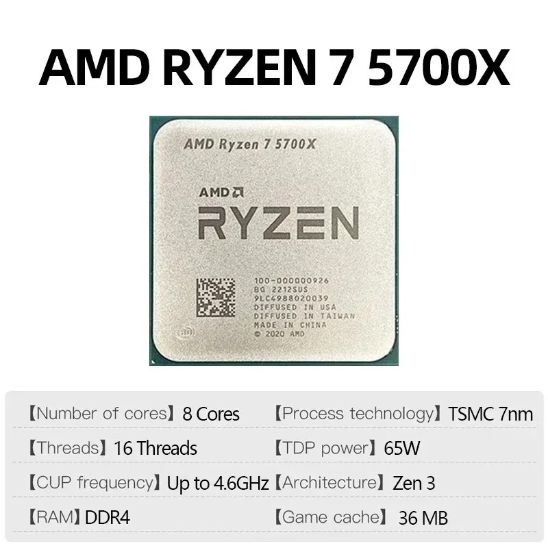 Процессор AMD Ryzen 7 5700X дл – обзор и цена Amd Cpu Ryzen 7