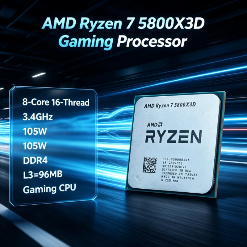 AMD R7 5800X3D 96 МБ 8-ядерный – обзор и цена Amd Cpu Ryzen 7