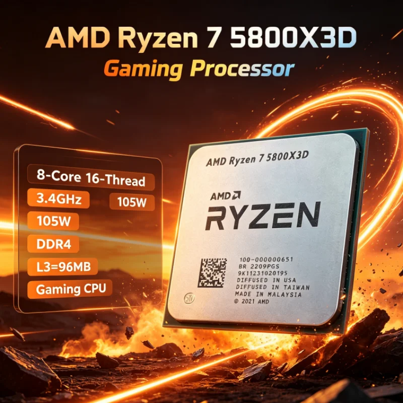 AMD R7 5800X3D 96 МБ 8-ядерный – обзор и цена Amd Cpu Ryzen 7