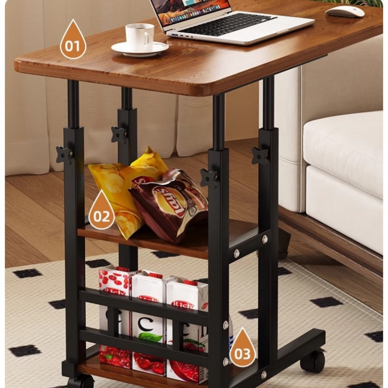 Передвижной прикроватный столи – обзор и цена Desk Setup With Laptop