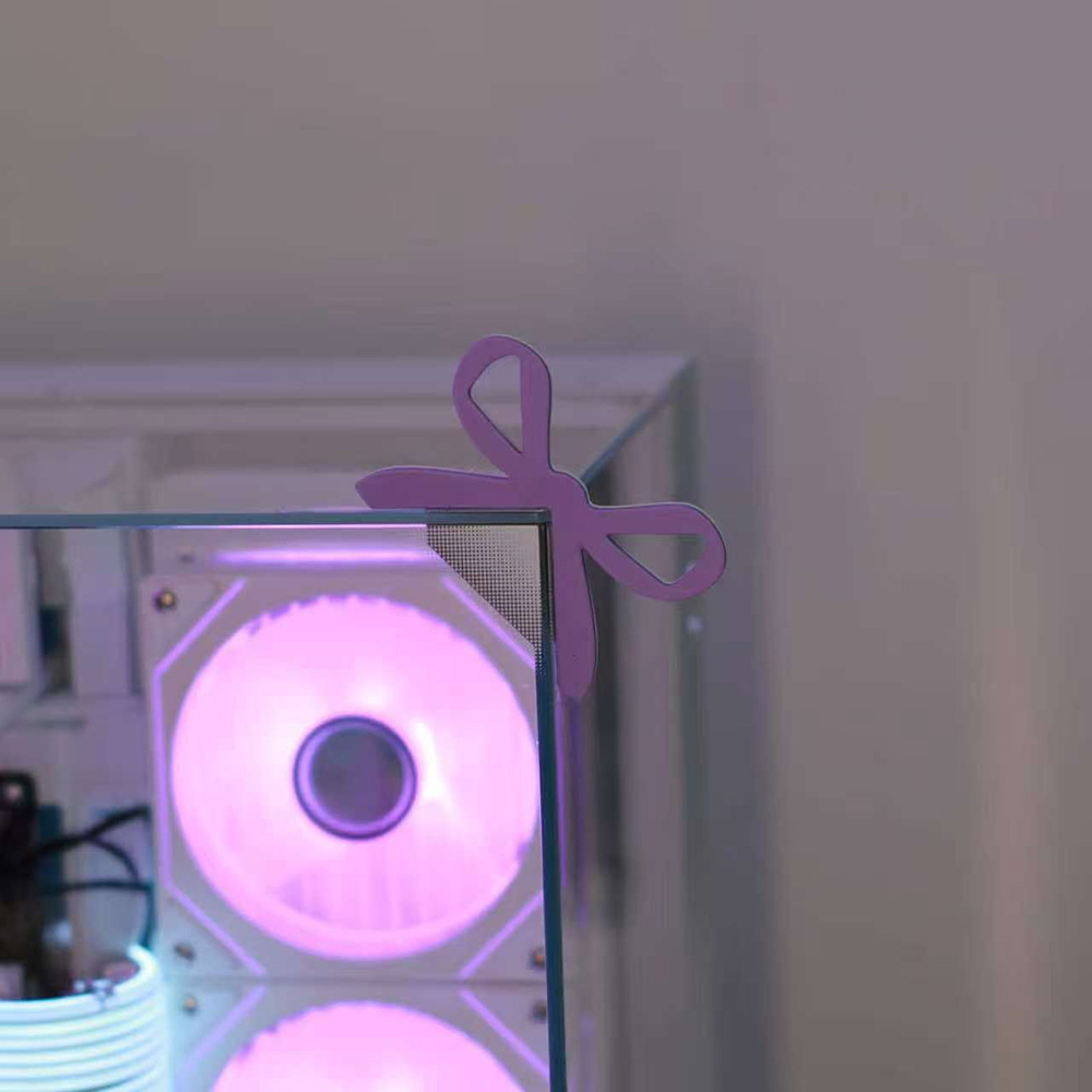 Декоративный бант для монитора – обзор и цена Desk Setup Girly