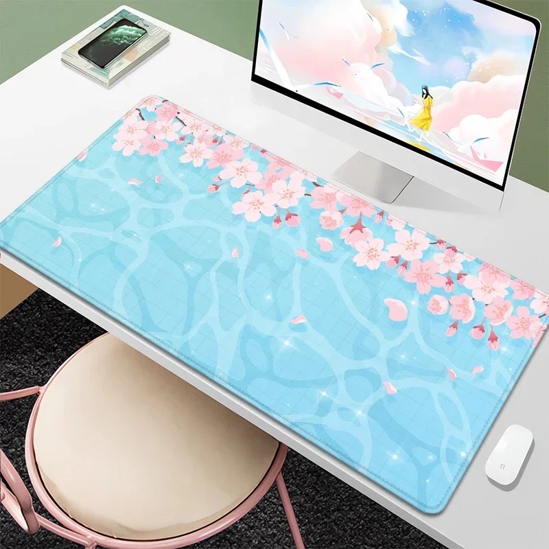 Большой коврик для мыши VIKAMA – обзор и цена Desk Setup Girly