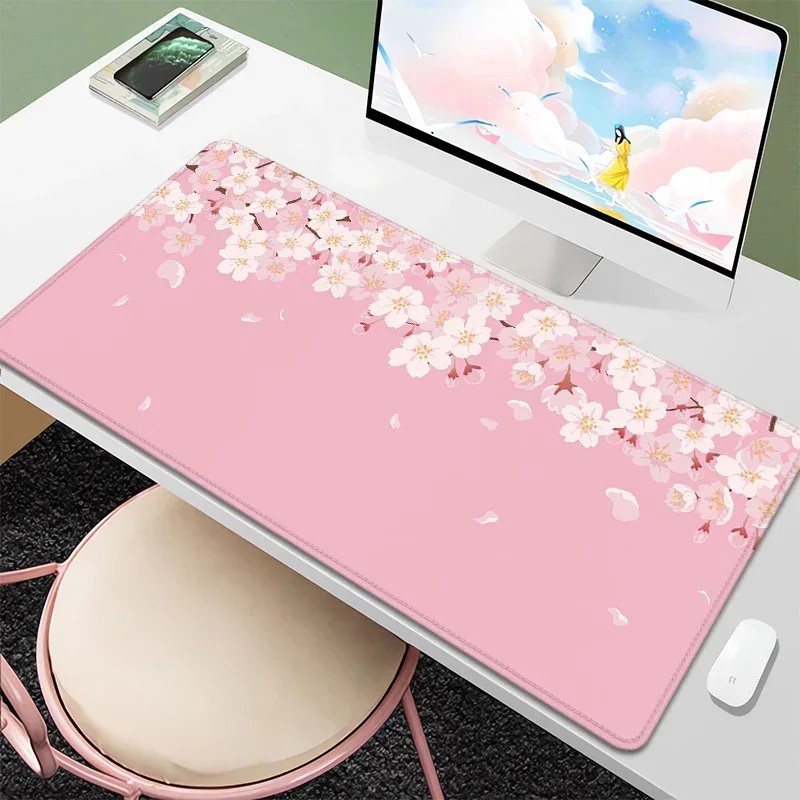 Большой коврик для мыши VIKAMA – обзор и цена Desk Setup Girly