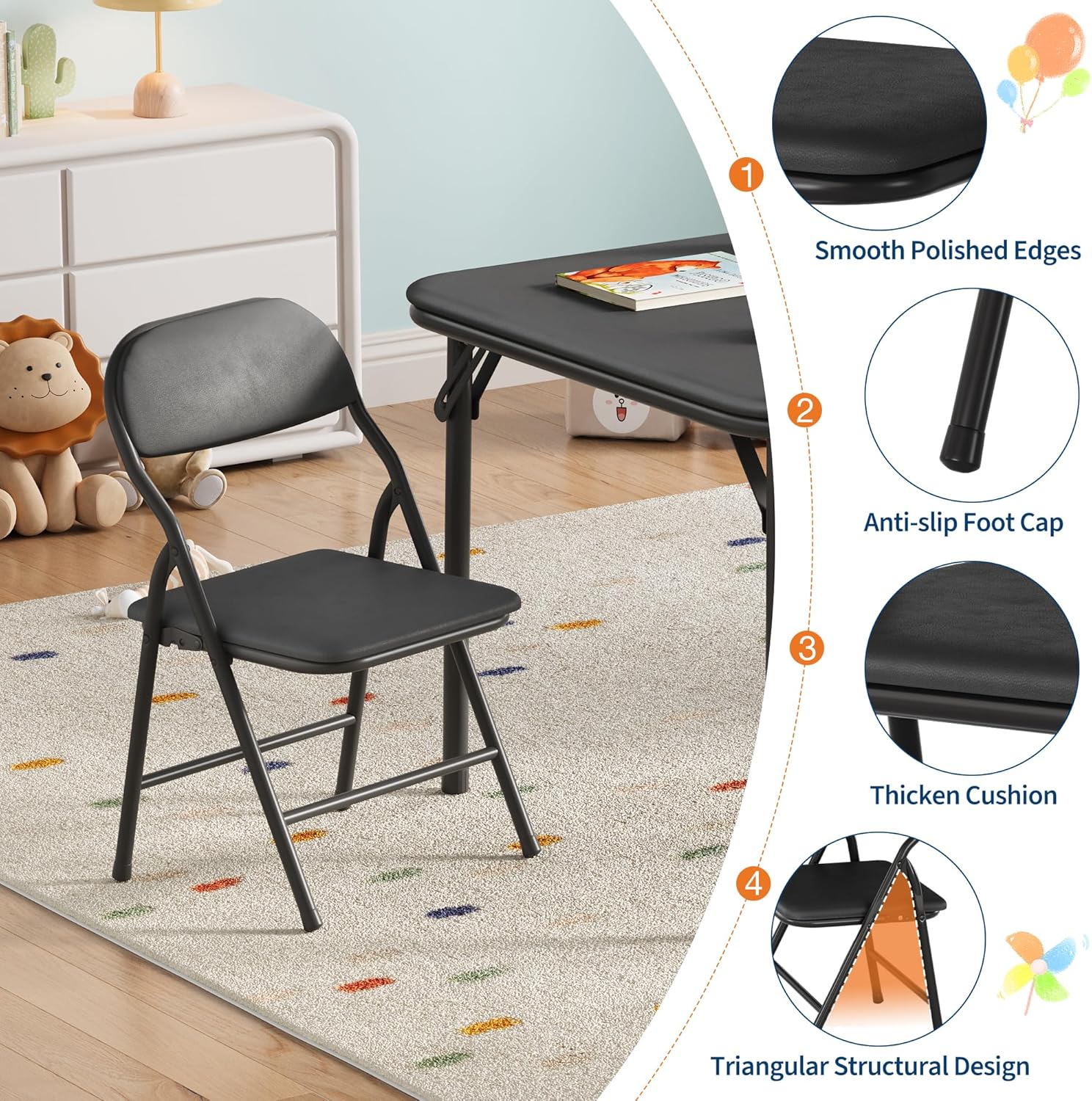 Набор из 5 предметов: детский  – обзор и цена Desk Setup Black