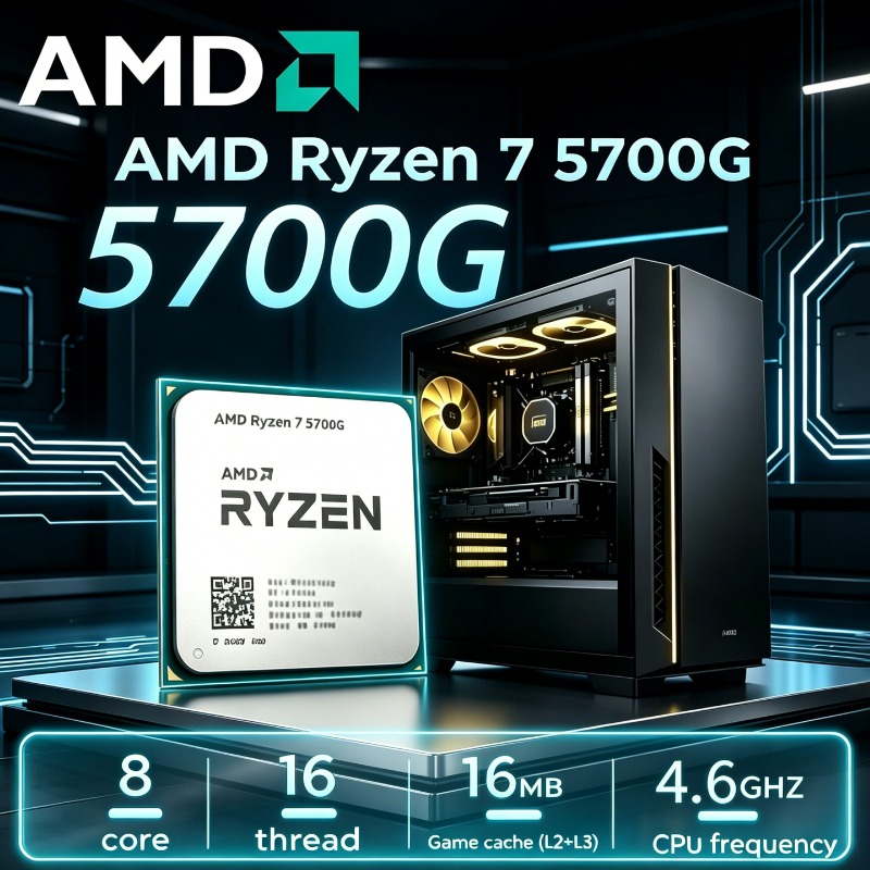 AMD Ryzen 7 5700G, сокет AM4,  – обзор и цена Amd Cpu Ryzen 7