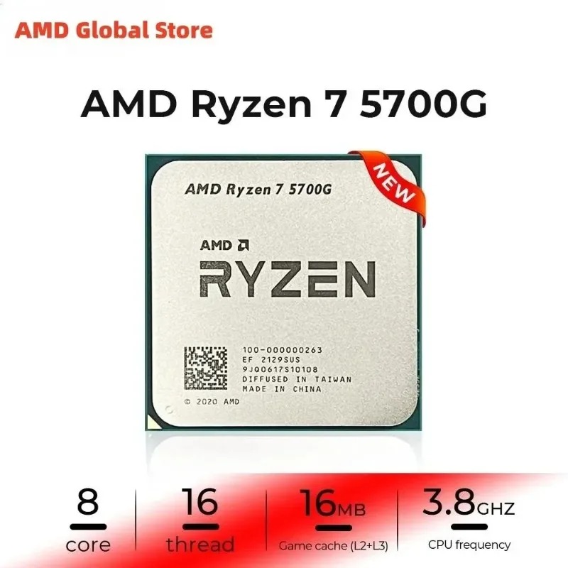 AMD Ryzen 7 5700G, сокет AM4,  – обзор и цена Amd Cpu Ryzen 7